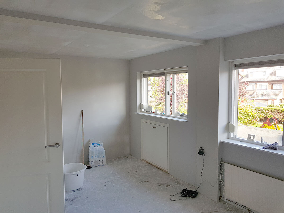 Stucwerk slaapkamer Stucwerk slaapkamer