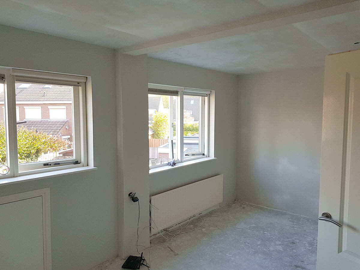 Stucwerk slaapkamer Stucwerk slaapkamer